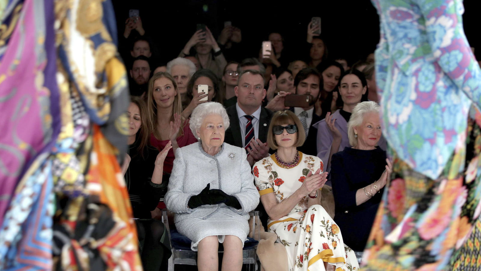 Au premier rang à  la Fashion Week de Londres