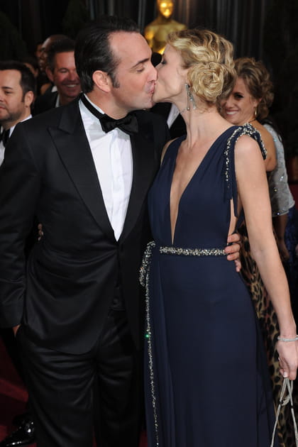 Avec Alexandra Lamy aux Oscars en 2012