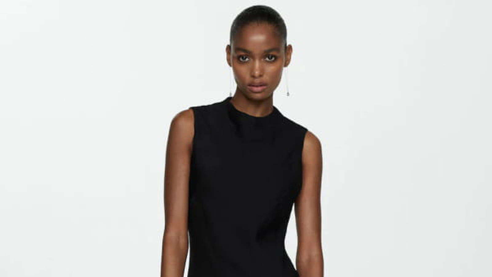 Robe texturée Mango