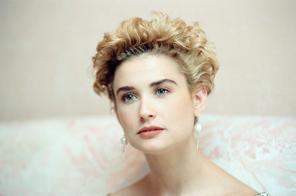 Les cheveux blonds de Demi Moore