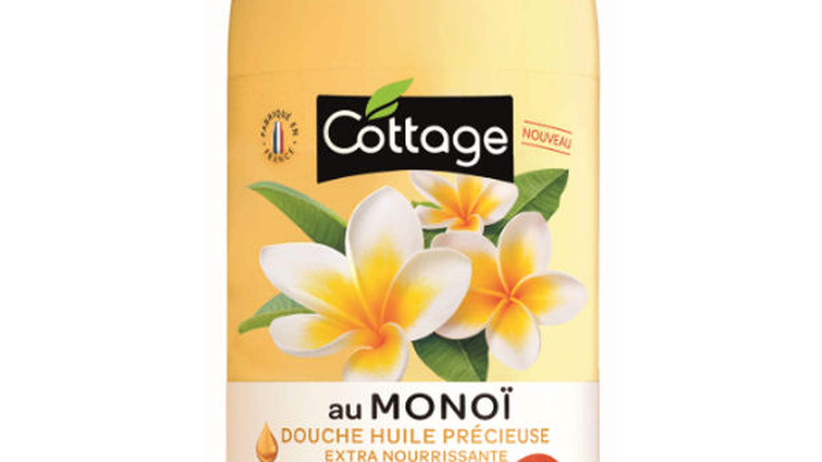 Douche huile précieuse au Monoï de Cottage