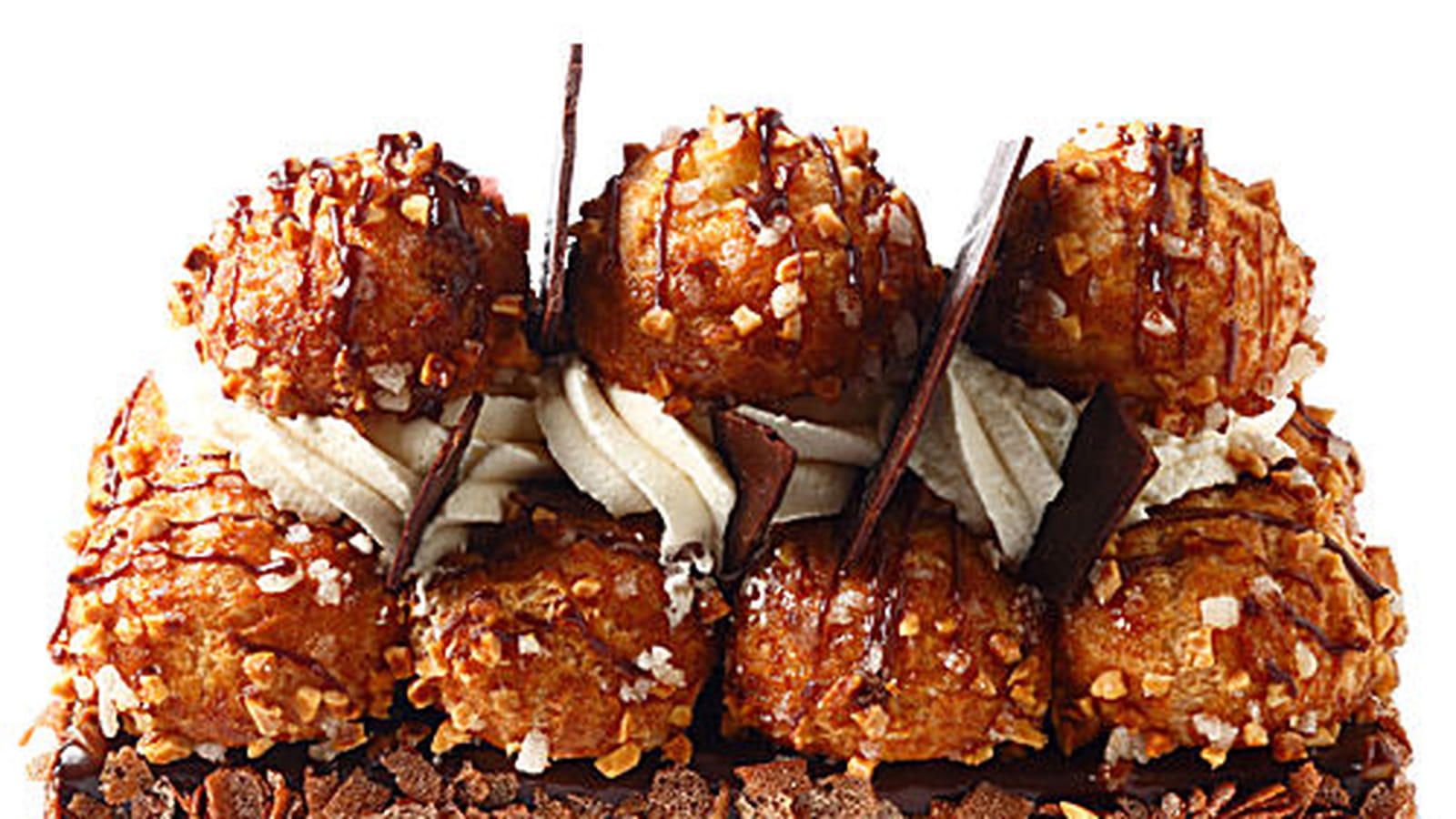 Bûche façon profiteroles Gontran Cherrier