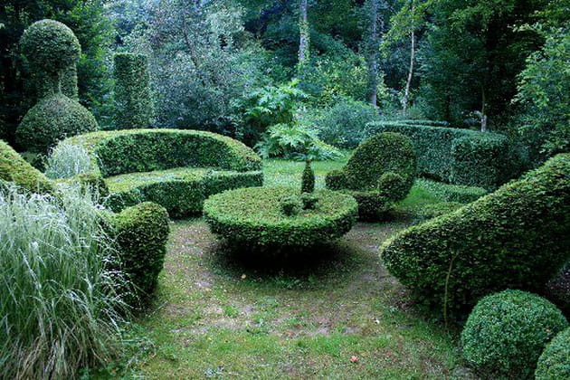 Un salon de jardin étonnant