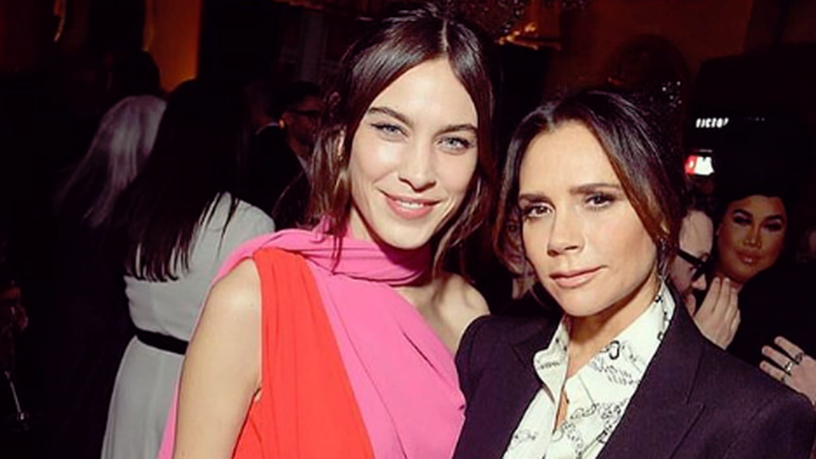 Alexa Chung et Victoria Beckham