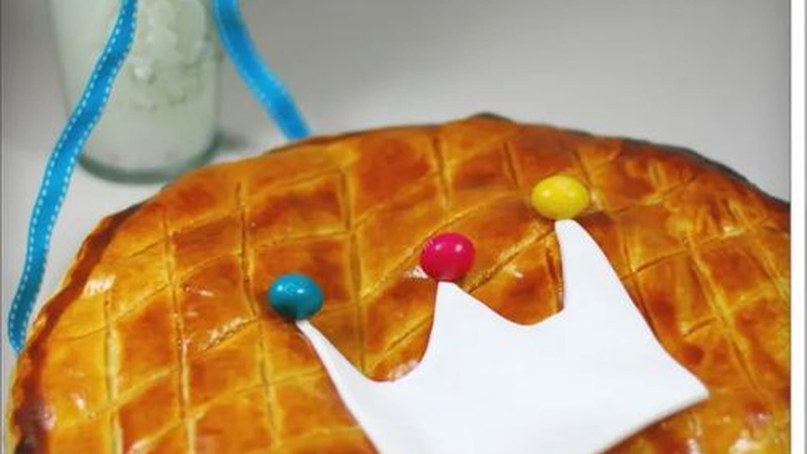 Galette des rois M&M's : Chocolat et beurre de cacahuètes
