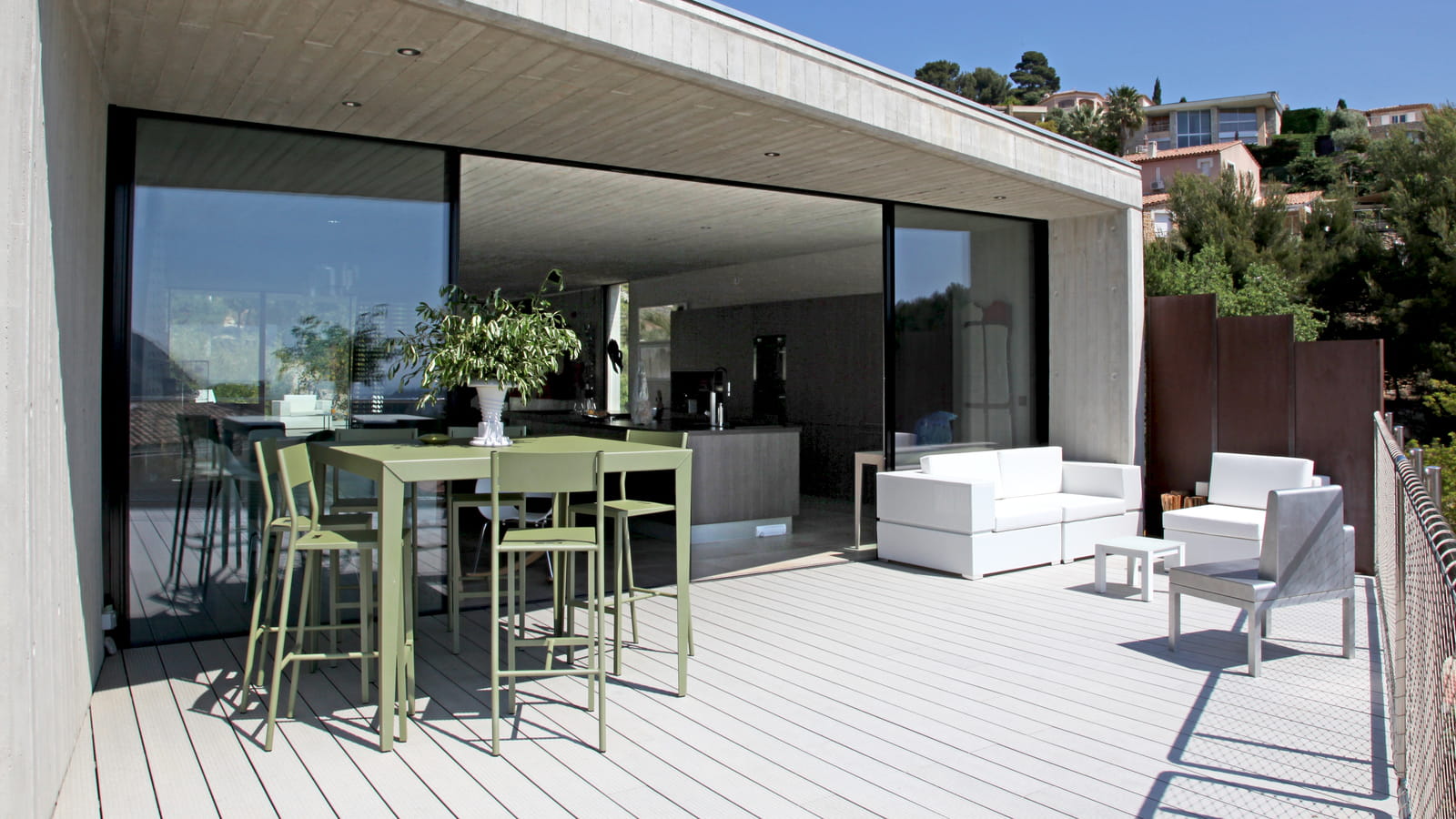 Salle à manger d'été