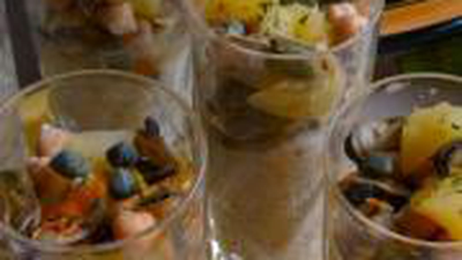 Verrines aux moules
