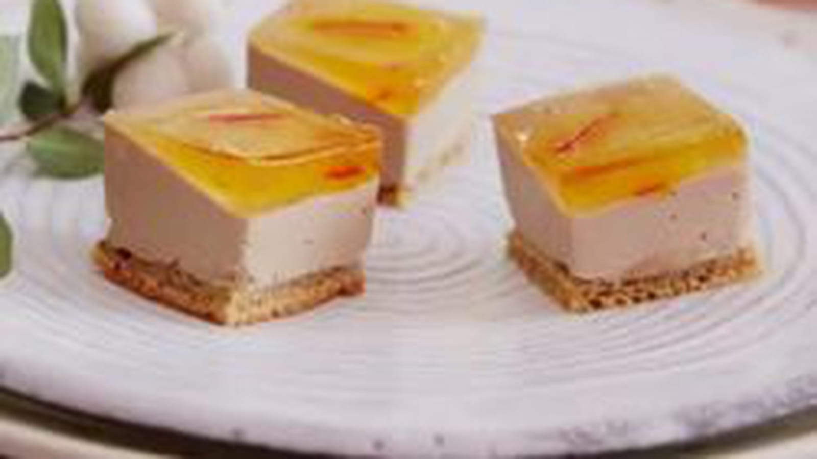 Cubes de foie gras au vinaigre balsamique blanc