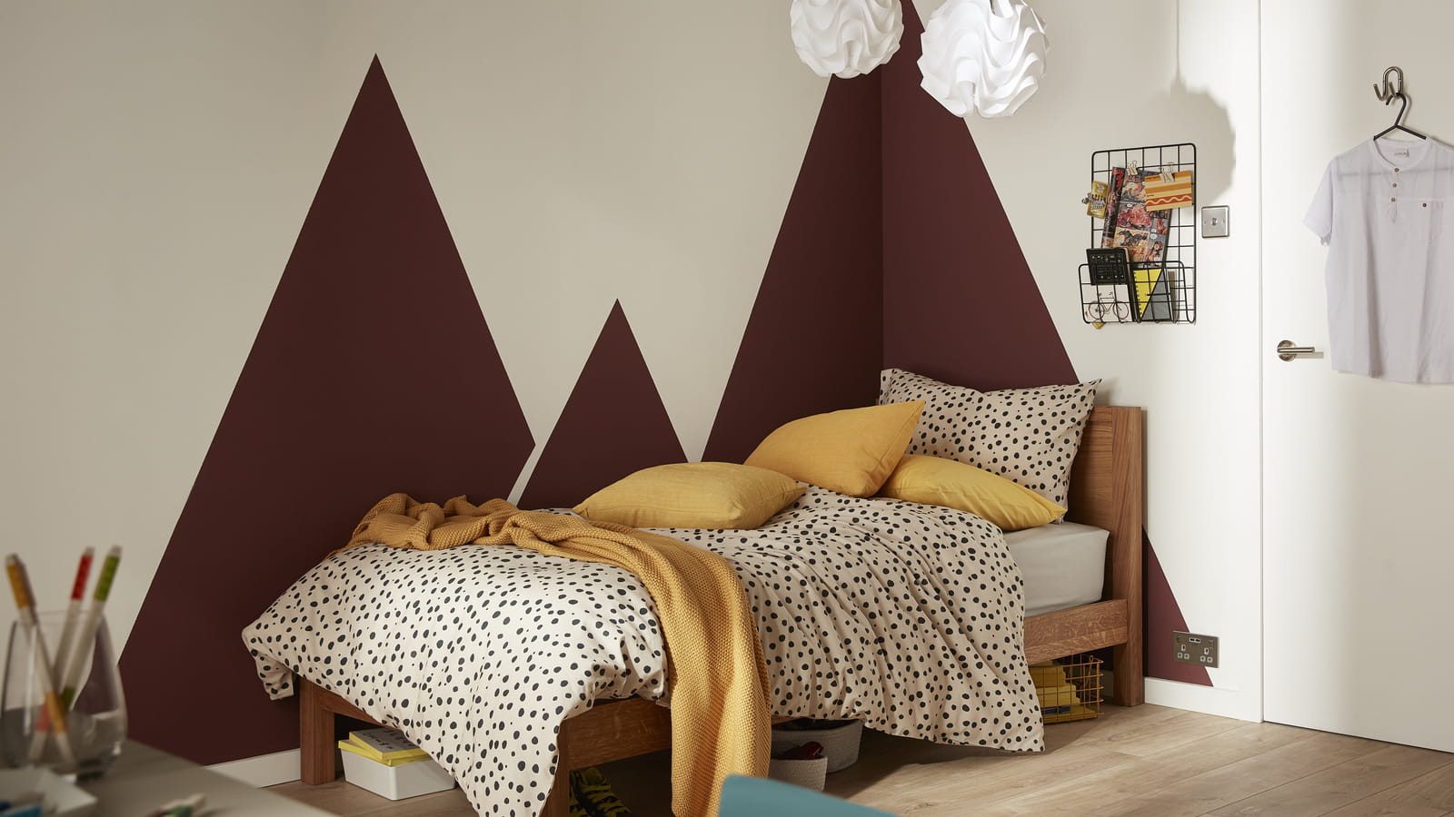 Triangle en peinture 