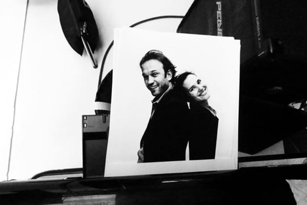 Virginie Ledoyen pose pour IKKS