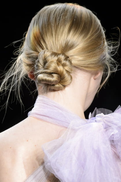 Le chignon torsad&eacute;