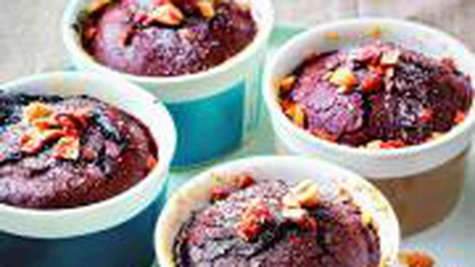Clafoutis chocolat praliné