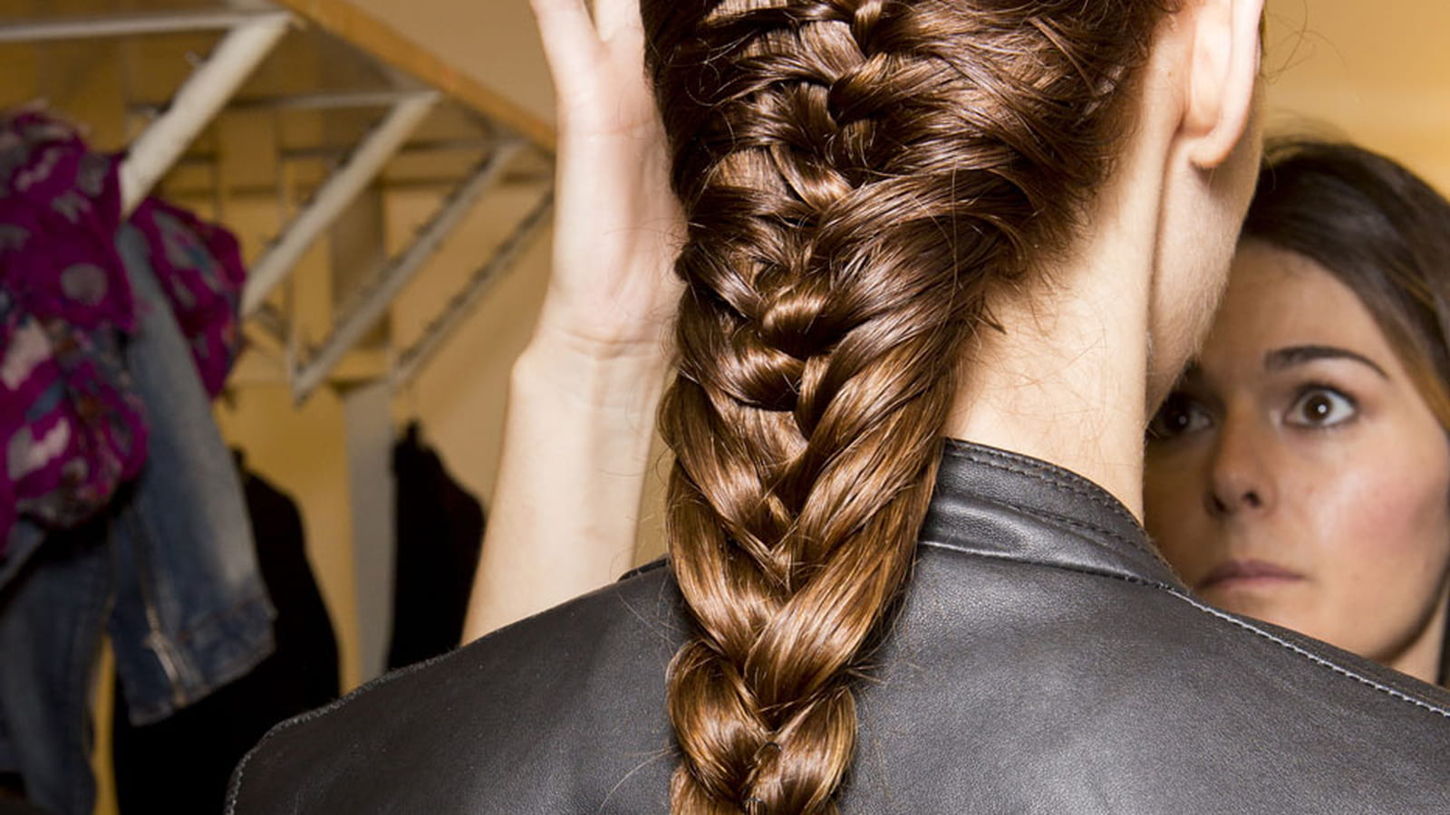 Tresse africaine effet mouillée