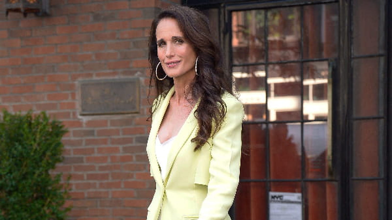 Andie MacDowell le 22 août 2019