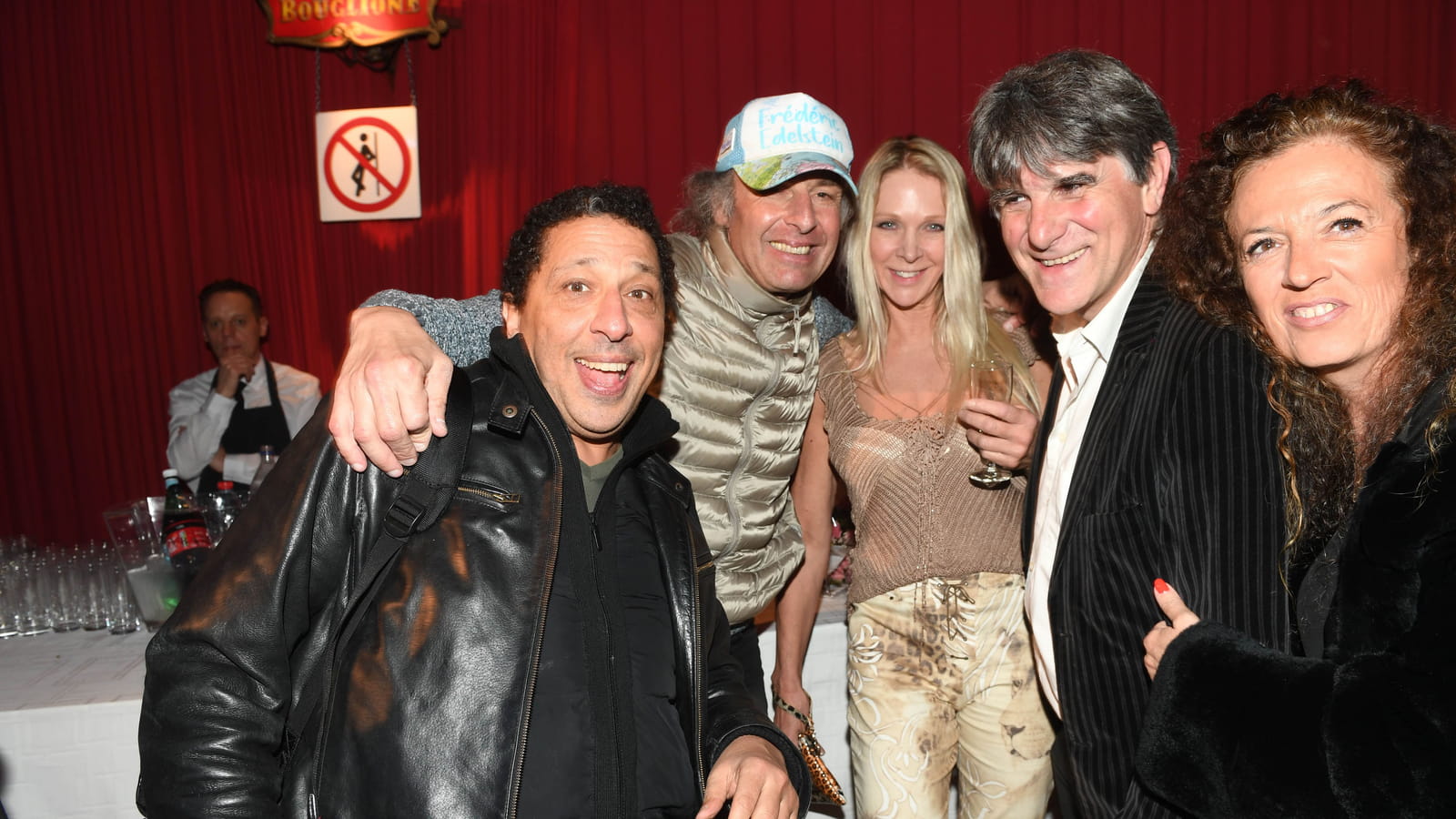 Smaïn, Frederic Edelstein, Tex et sa femme Béatrice