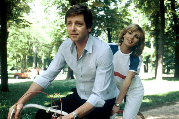 Evelyne Dhéliat et Bernard Golay pour La Clef sous le Paillasson en 1982
