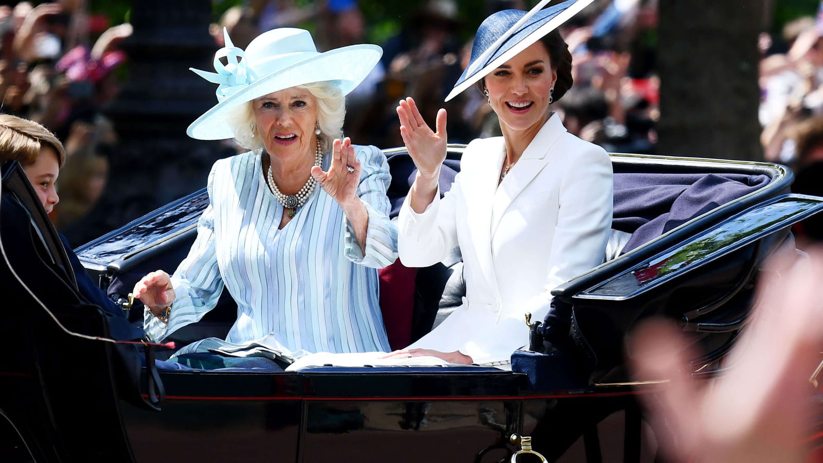 Avec Kate Middleton, pour le Jubilé de la reine, le 2 juin 2022