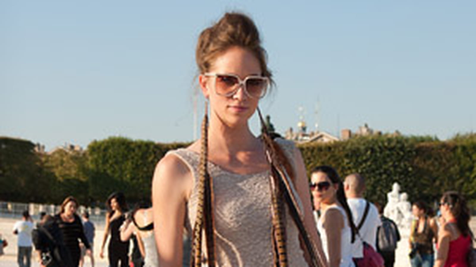 Boucles à plumes