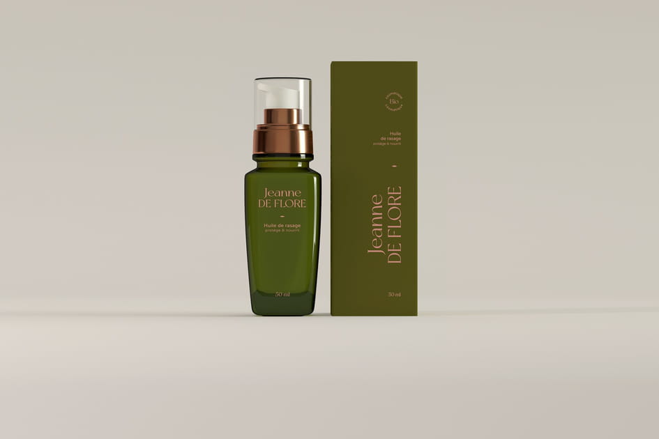 Huile de rasage de Jeanne de Flore