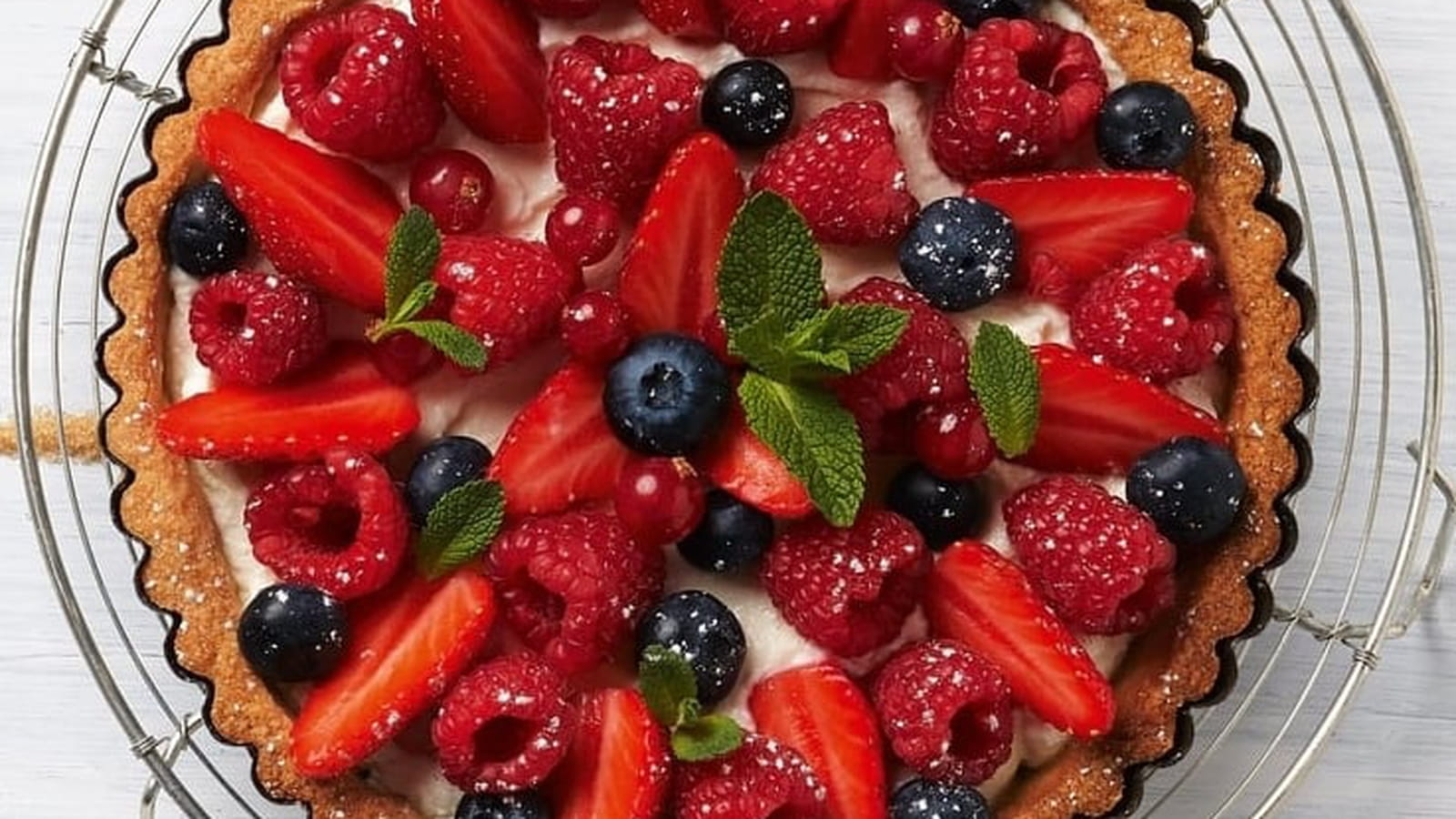 Tarte aux fruits rouges