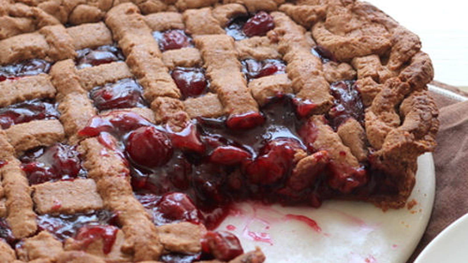 Tarte aux cerises cherry pie