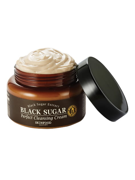 Cr&egrave;me nettoyante au sucre noir de Skinfood