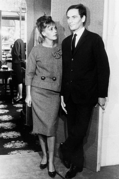 Jeanne Moreau et Pierre Cardin en 1961