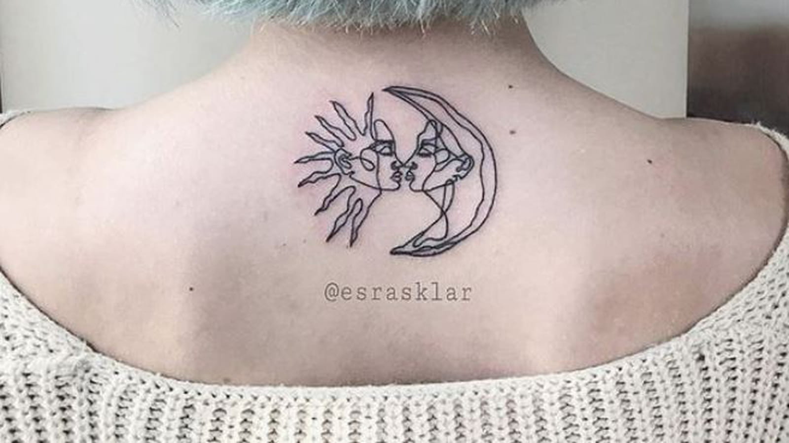 Lune et soleil sous la nuque