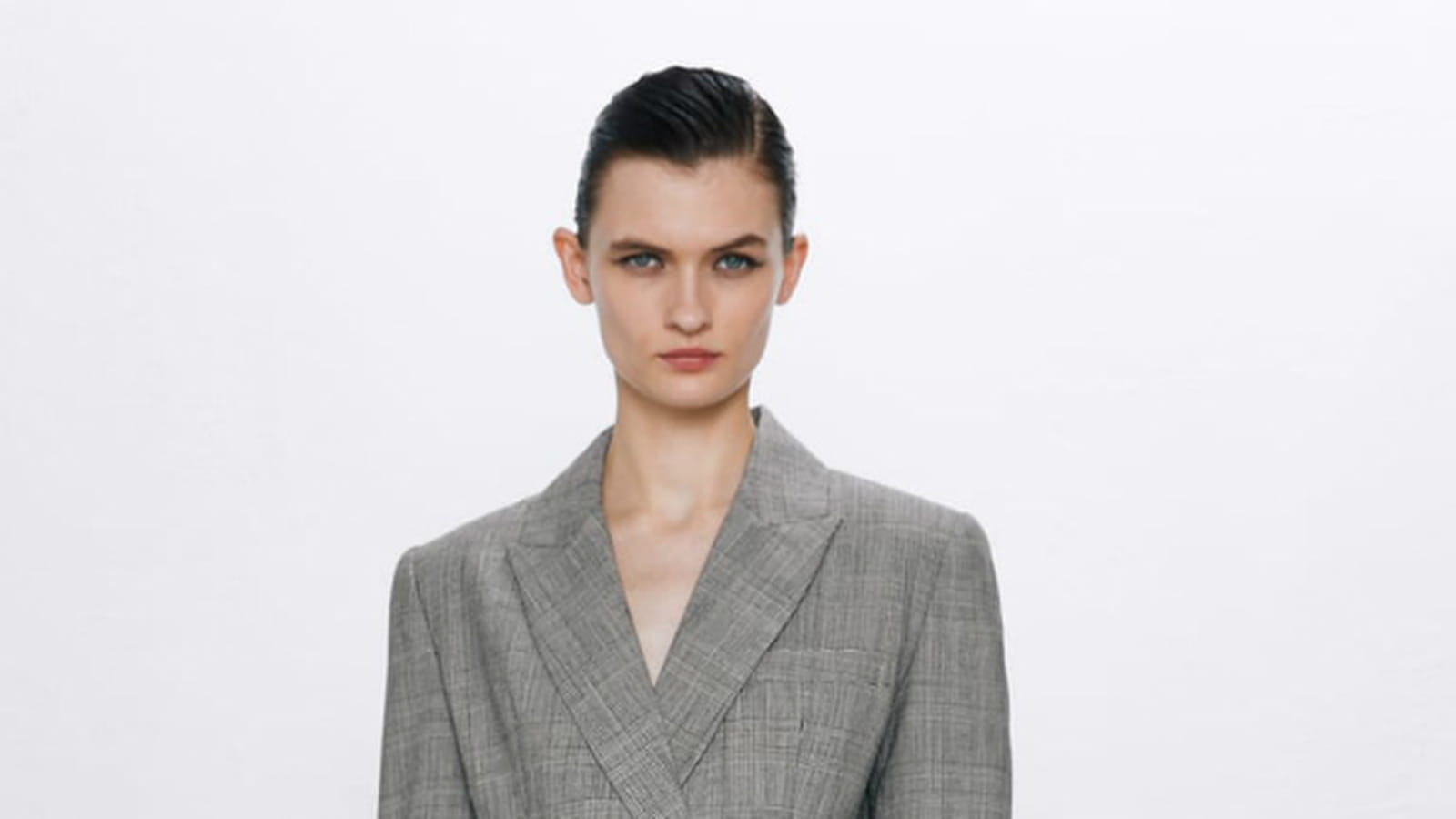 Manteau à carreaux