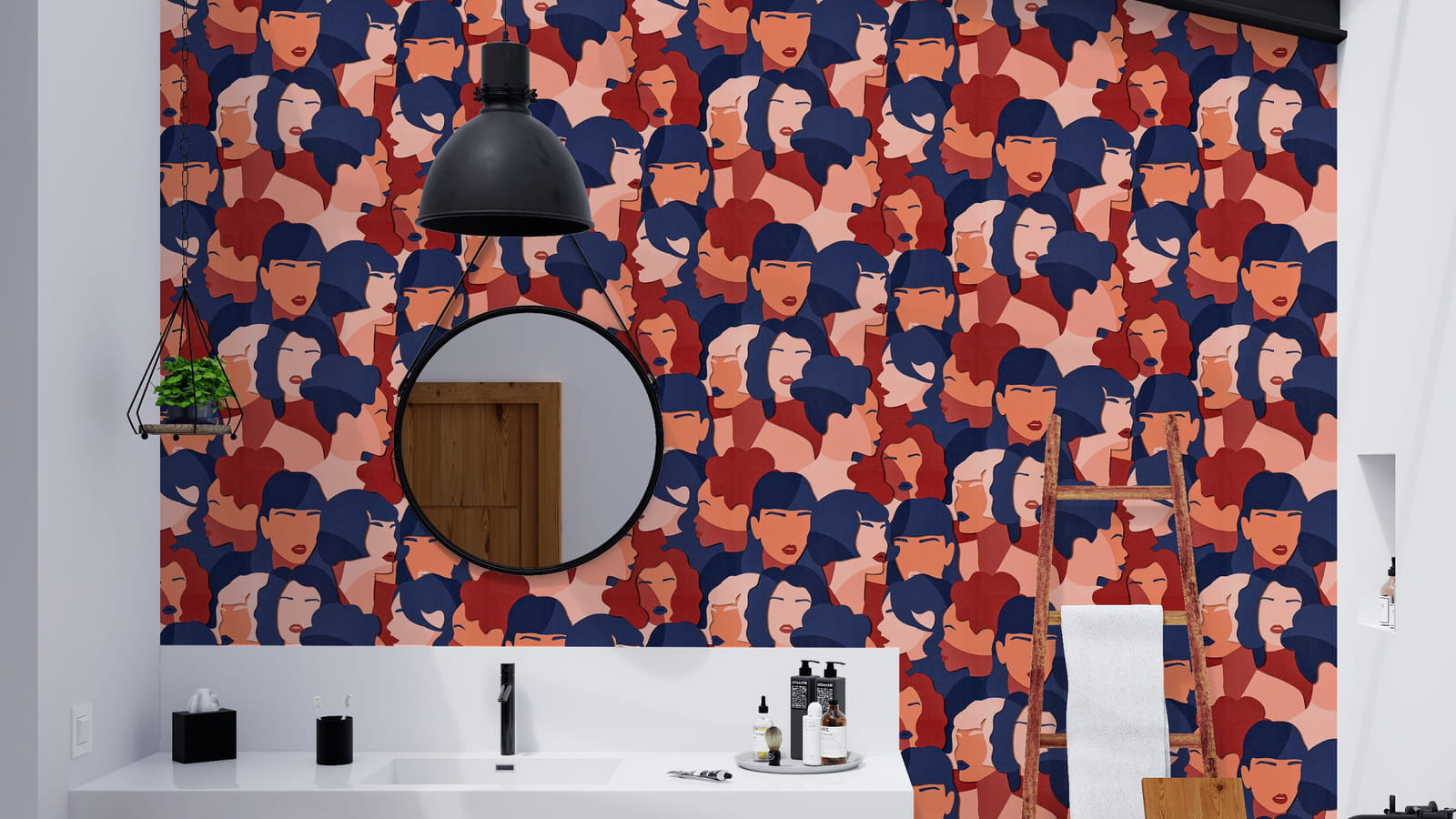 Papier peint Women Faces 4MURS  