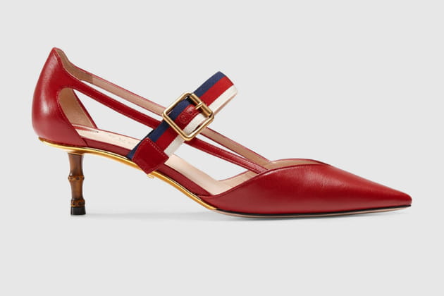 Escarpins bambou de Gucci