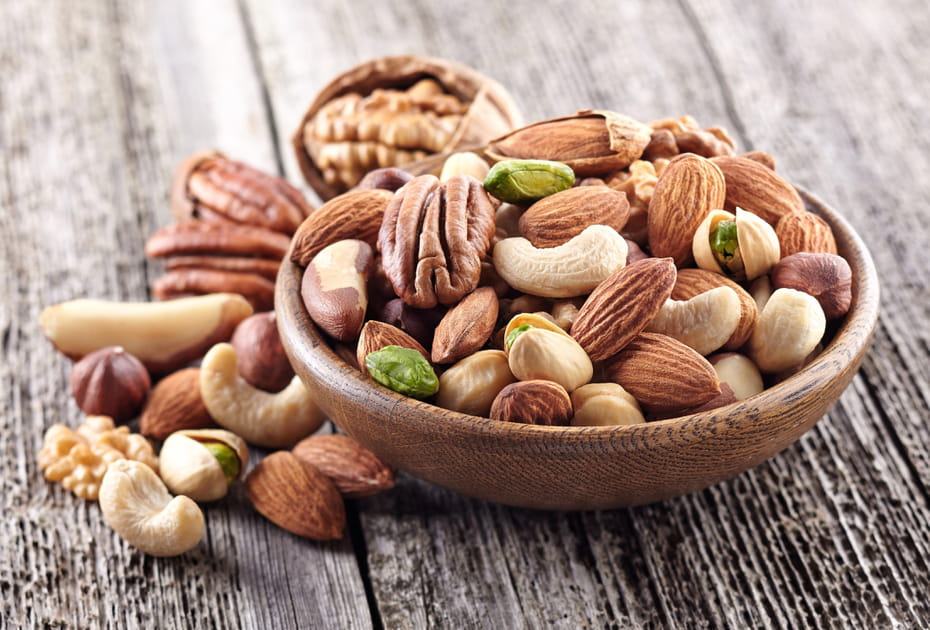 100&nbsp;kcal = 10&nbsp;amandes
