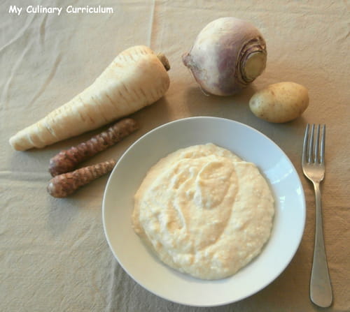 Purée aux légumes anciens