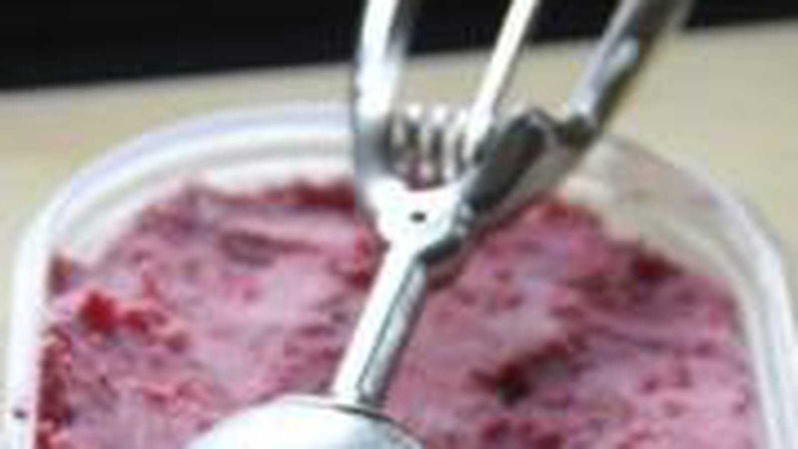 Glace cerises mascarpone
