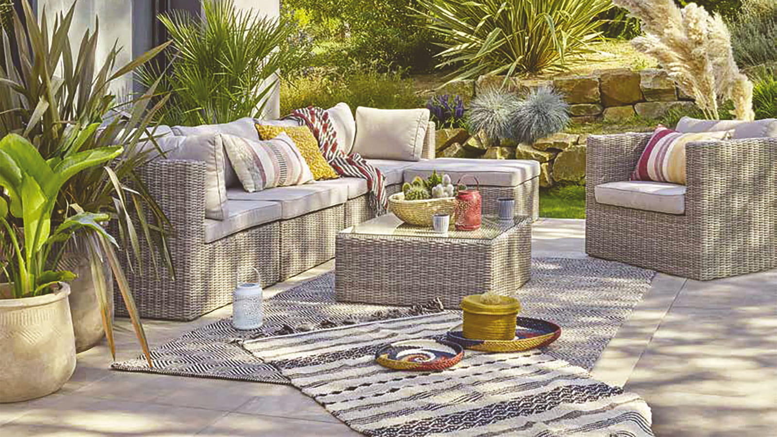 Salon de jardin modulable