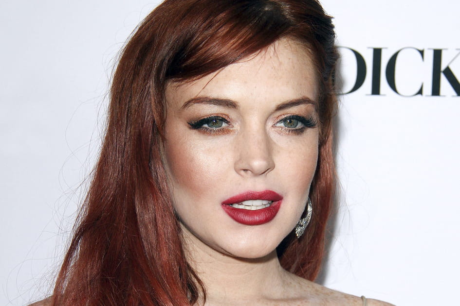 Les cheveux rouges de Lindsay Lohan