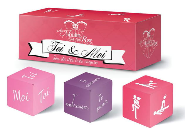 Le cadeau premier pas : Jeu de dés très coquins, Au Moulin Rose