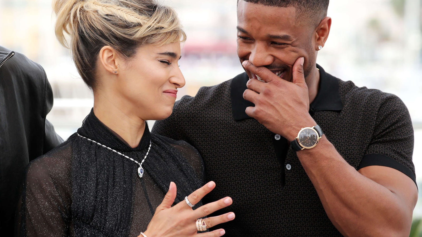 Sofia Boutella et Michael B. Jordan