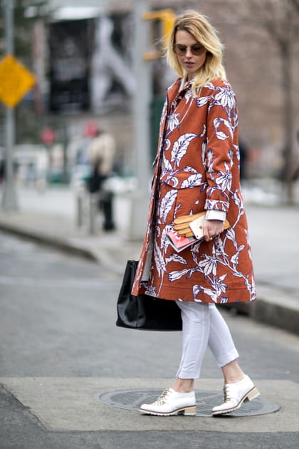 Street style &agrave; New York : imprim&eacute; floral