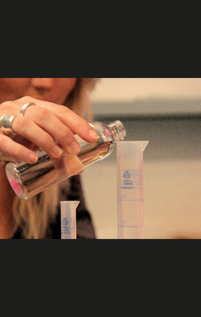 Etape 1&nbsp;: mesure de l'hydrolat de cassis