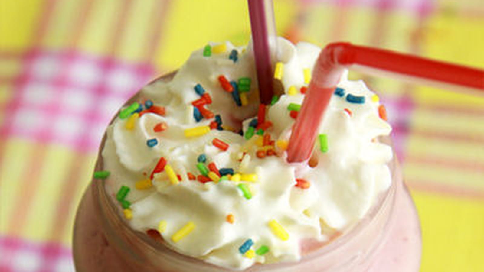 Milk-shake framboises et vanille