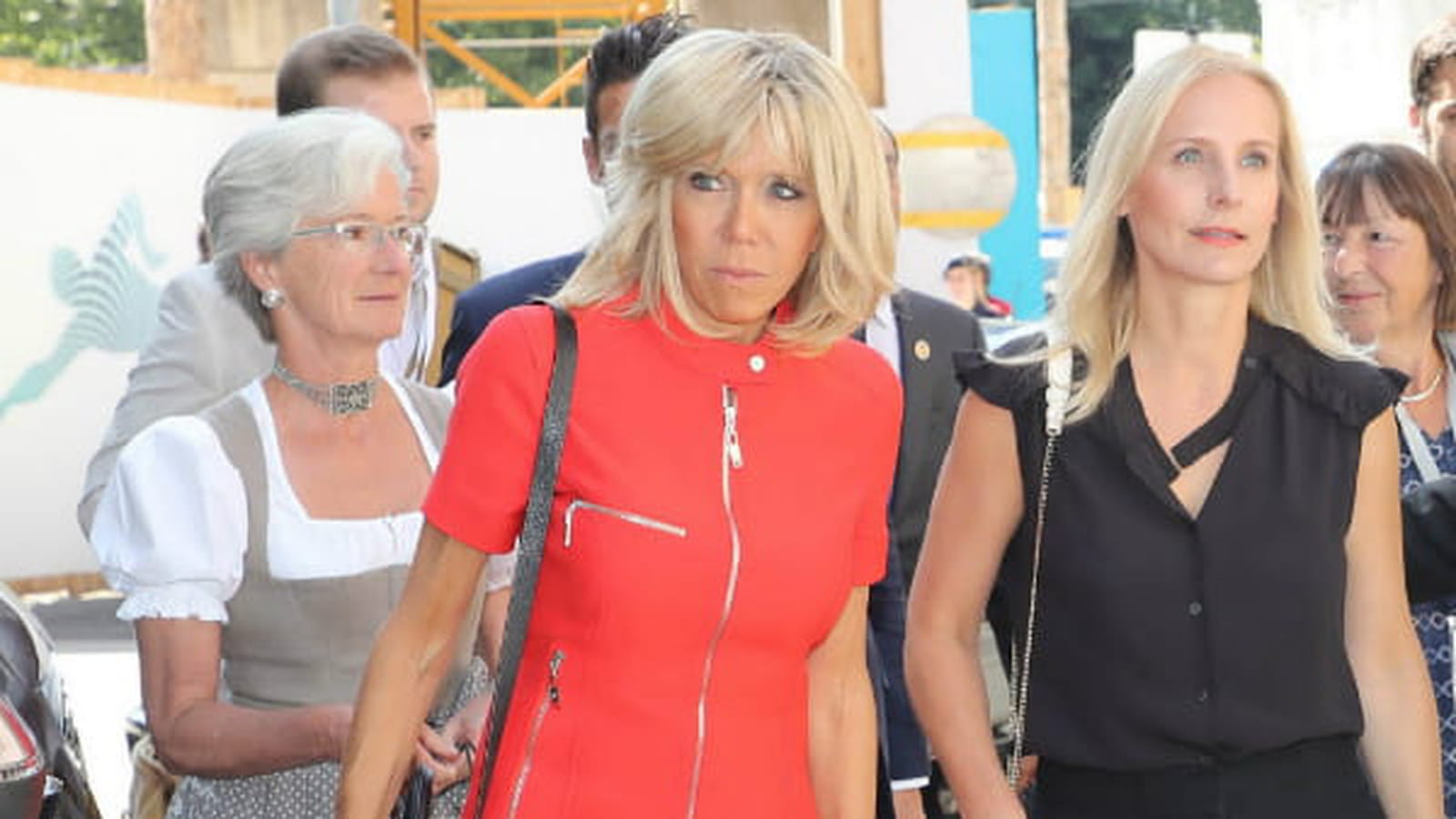 Brigitte Macron le 23 août 2017