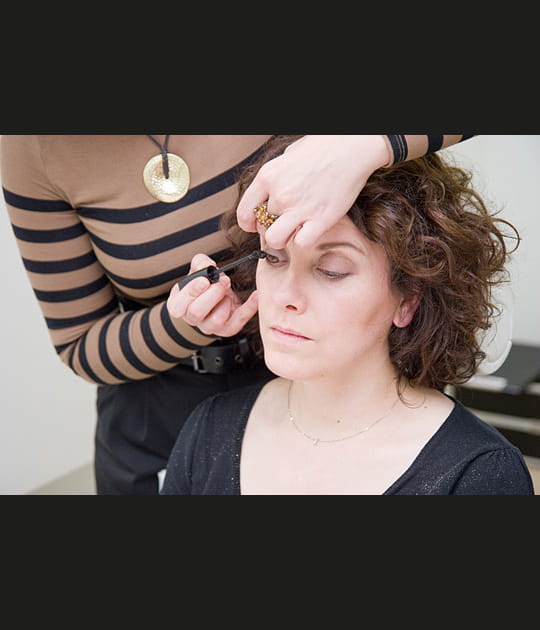 La pose du mascara