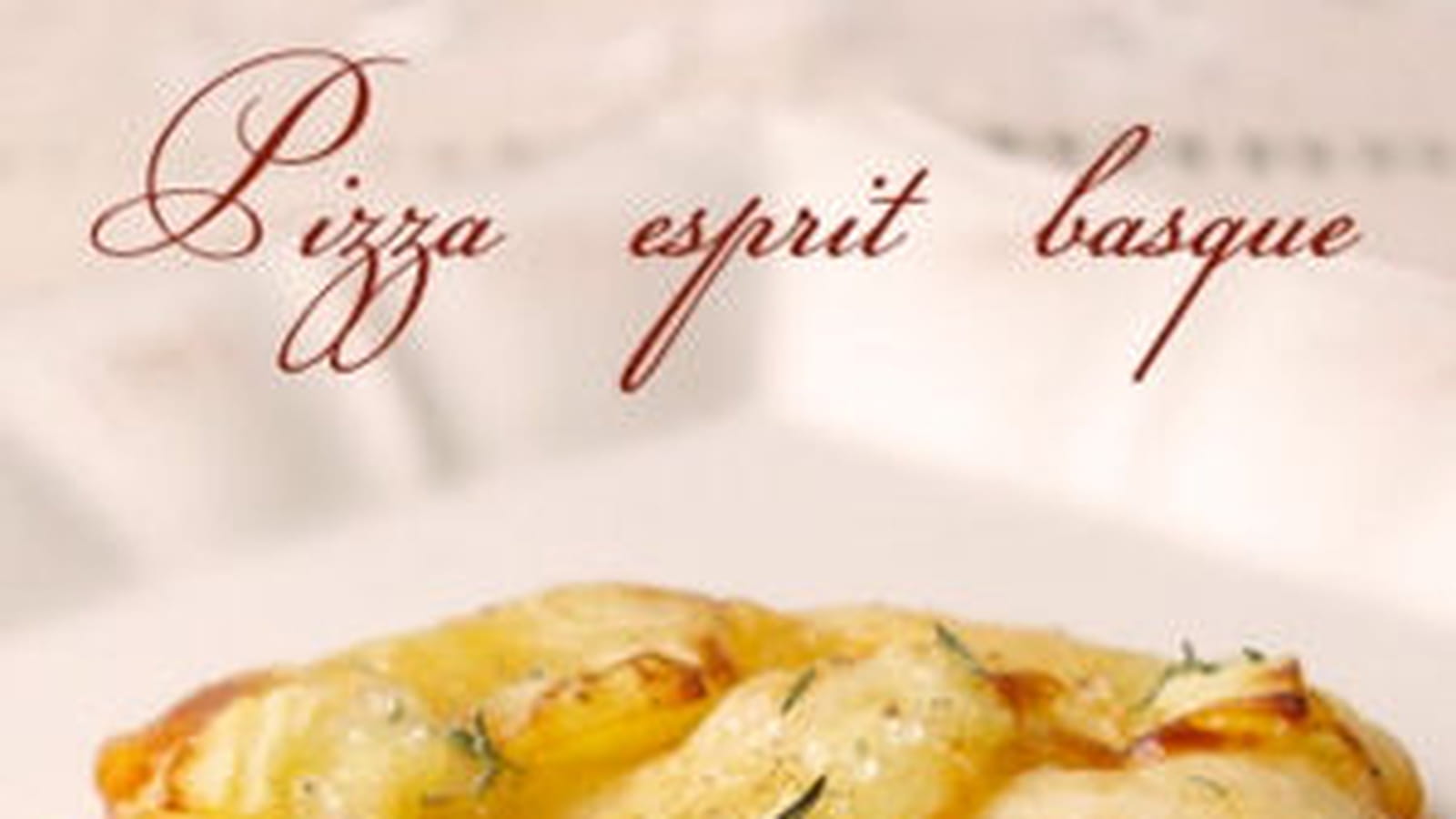 Mini pizza esprit basque