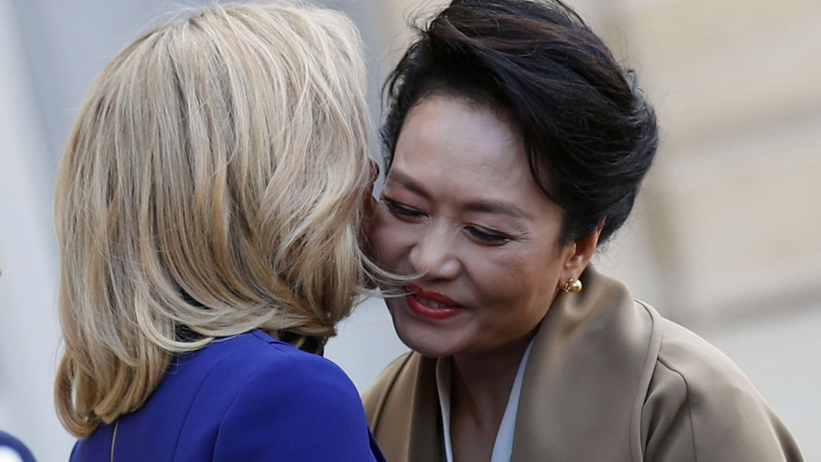 Brigitte Macron et Peng Liyuan