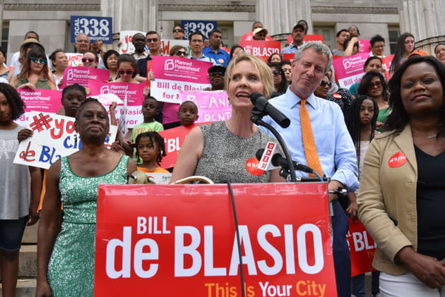 Un soutien infaillible au maire de New York, Bill de Blasio