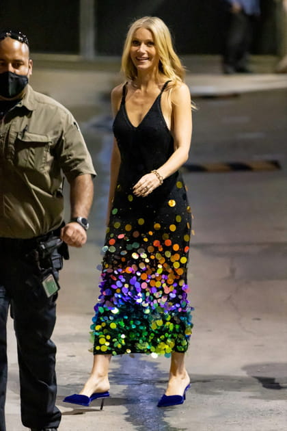 Gwyneth Paltrow en robe à sequins