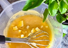 Tarte au citron vert et basilic : Etape 3