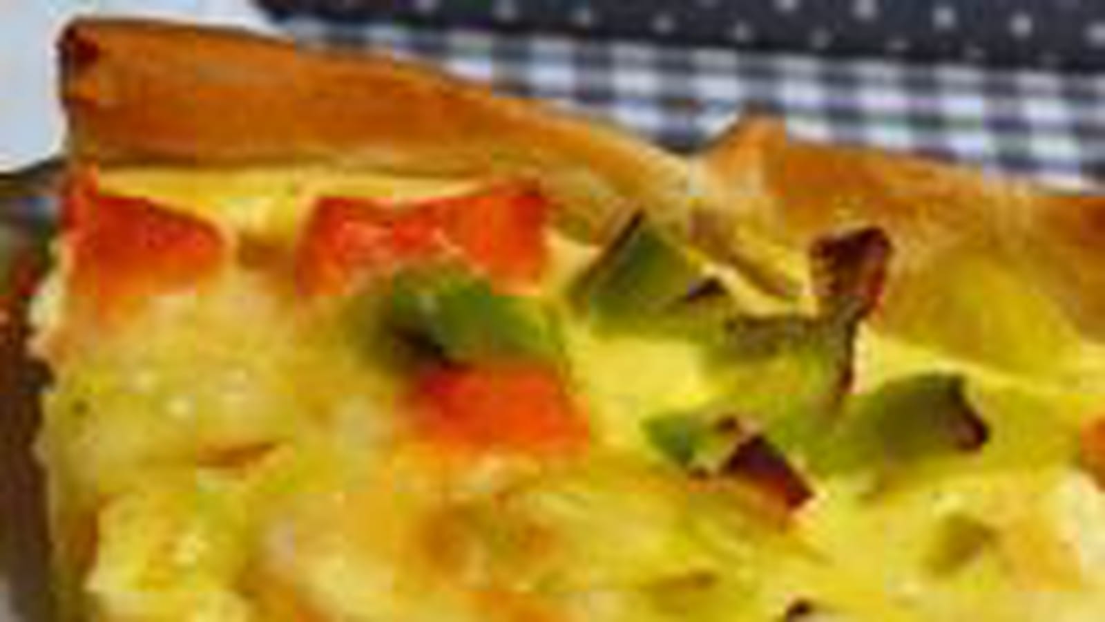 Quiche poireau patate douce reblochon