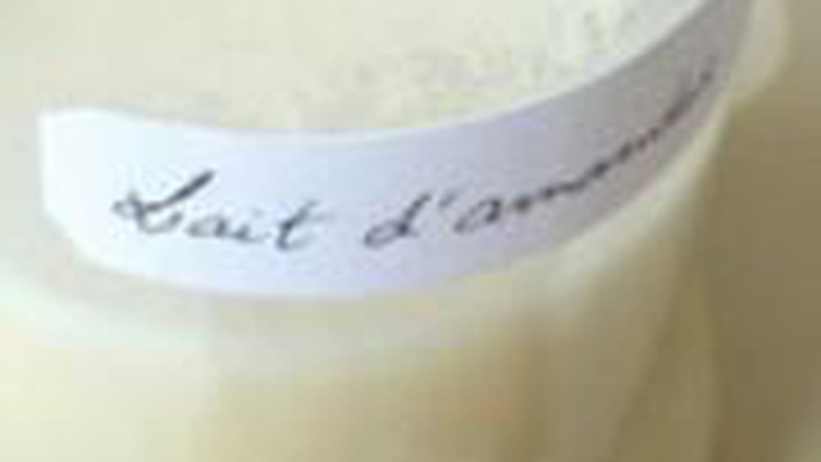 Lait d'amande